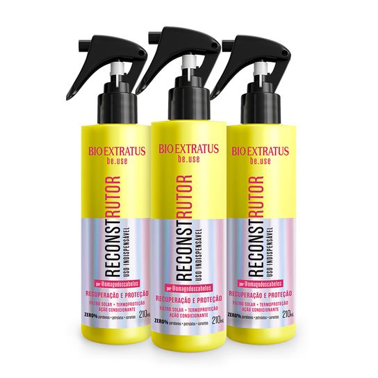Kit-Trio-Reconstrutor-Uso-Indispensavel-be.use-210mL