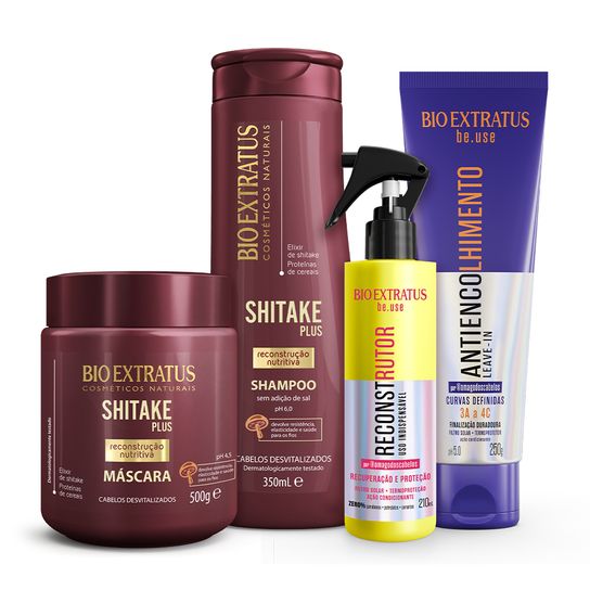 Kit-Shitake---Antiencolhimento-e-Reconstrutor-be.use-500mL-g